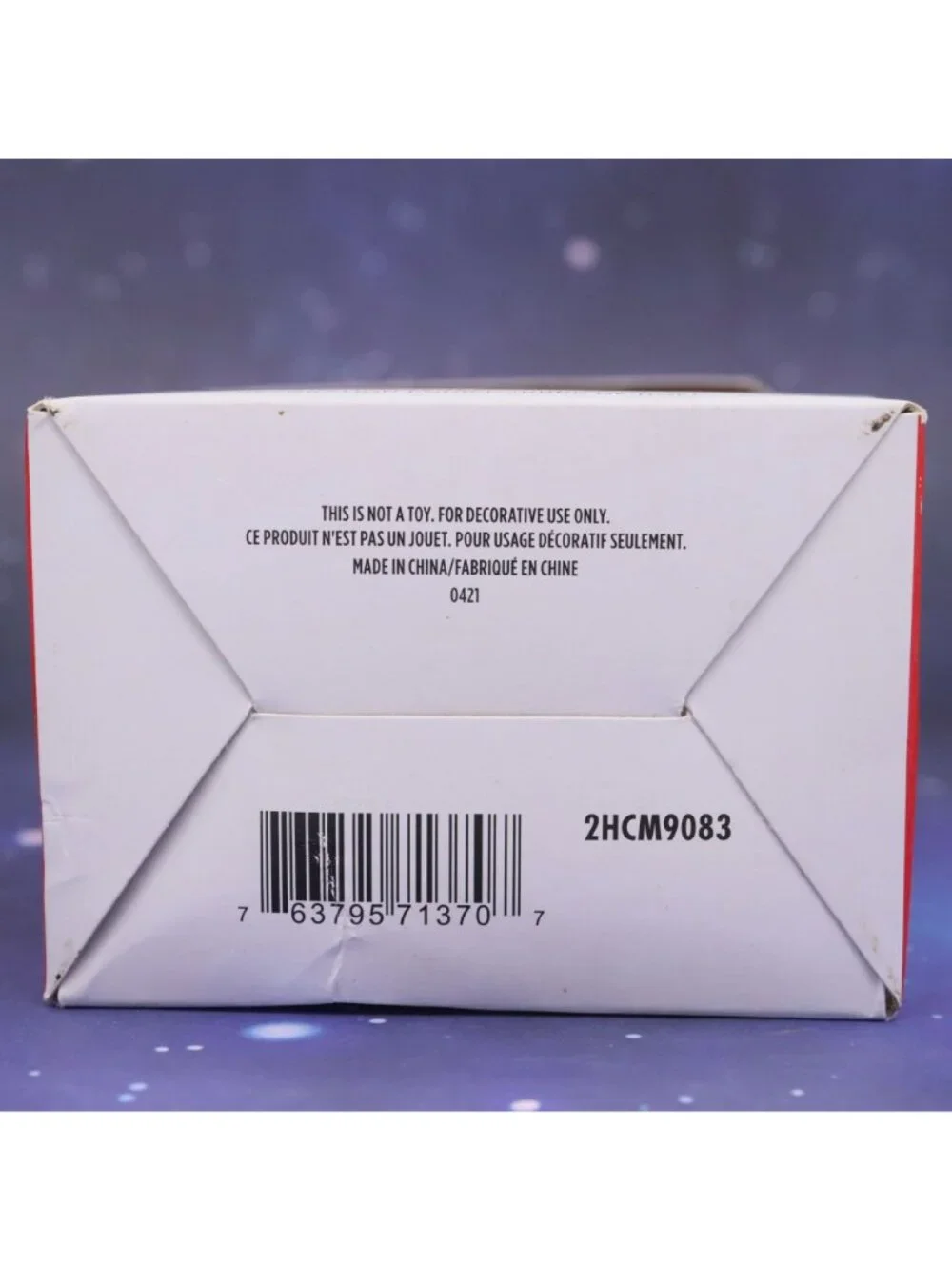 Marvel Thor Hallmark Christmas Tree Ornament - Red Box - New Damaged Box